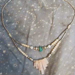 Mother of Pearl & Turquoise Tribal Beaded Chocker